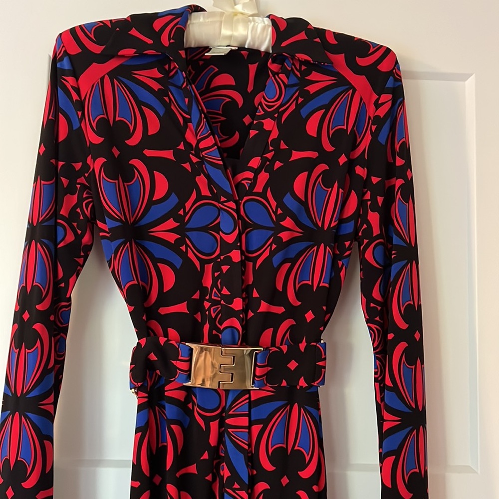 Beautiful Cache Long Sleeve Dress.  Sz S